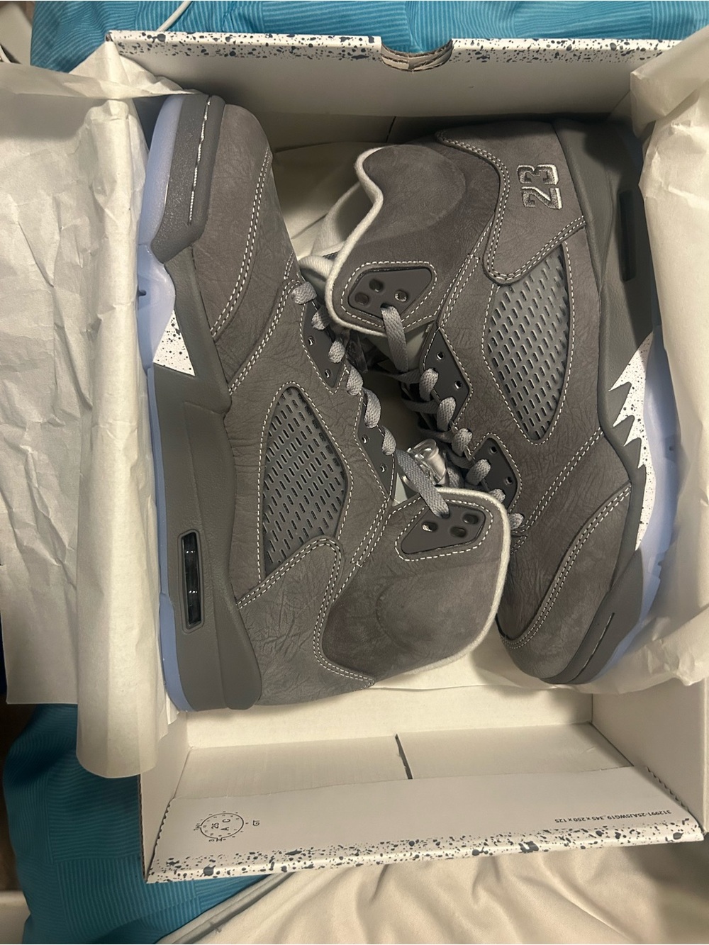 Jordan Retro 5 Wolfe Grey